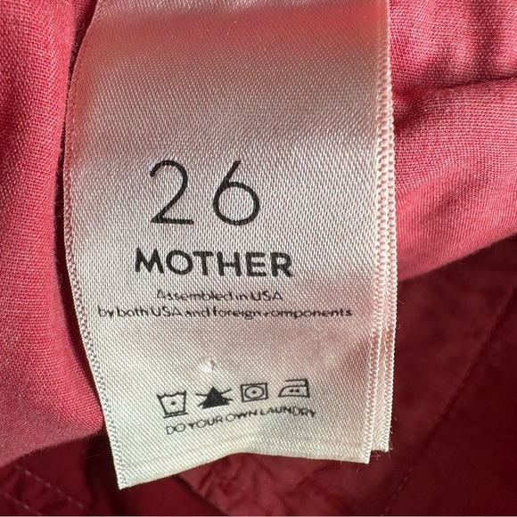 MOTHER Women’s The Tomcat Prep Pants. Wash Poppy. Size 26 - Picture 11 of 13